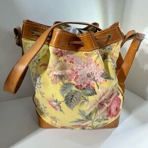 Vintage Ralph Lauren 1980s bucket bag
